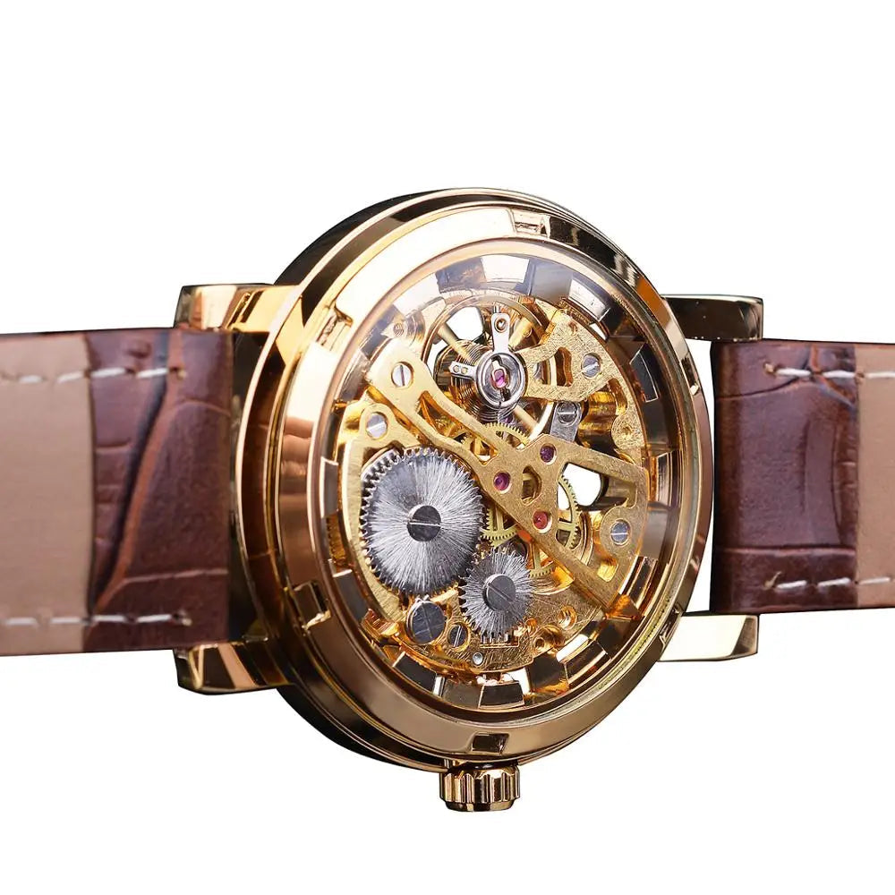 Men's Leather Strap Watch